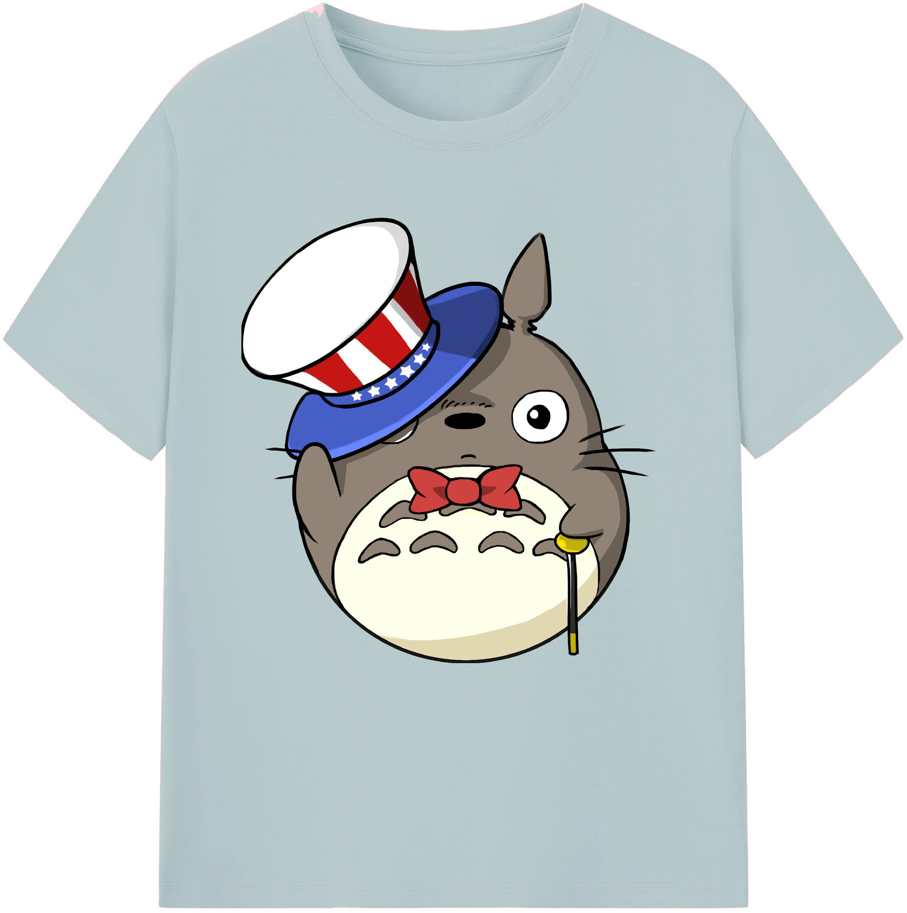 （画像用） となりのトトロ 草壁メイ 草壁サツキ My Neighbor Totoro Satsuki Kusakabe Mei Kusakabe 綿100％半袖Tシャツ（フロントプリント）